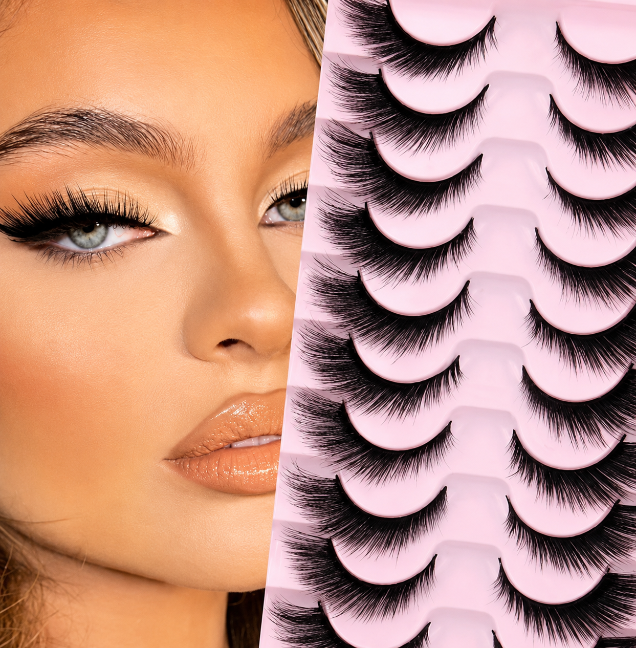 LashBella™ | Premium 8D Cat Eye False Lashes
