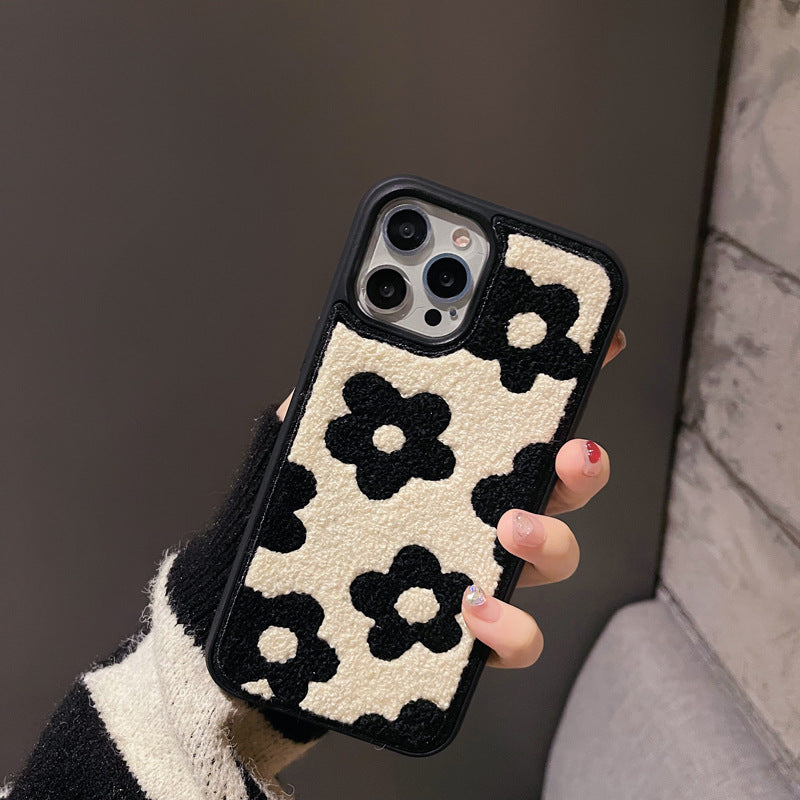 ✨ Fluffy Floral Phone Case