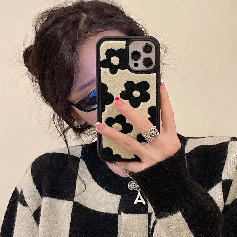 ✨ Fluffy Floral Phone Case