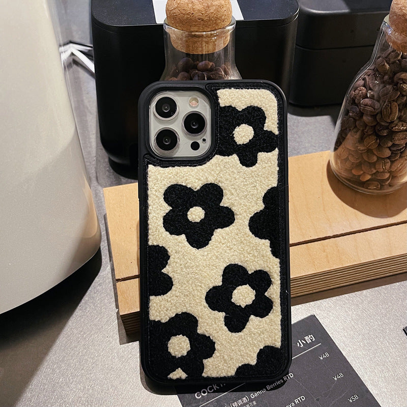 ✨ Fluffy Floral Phone Case