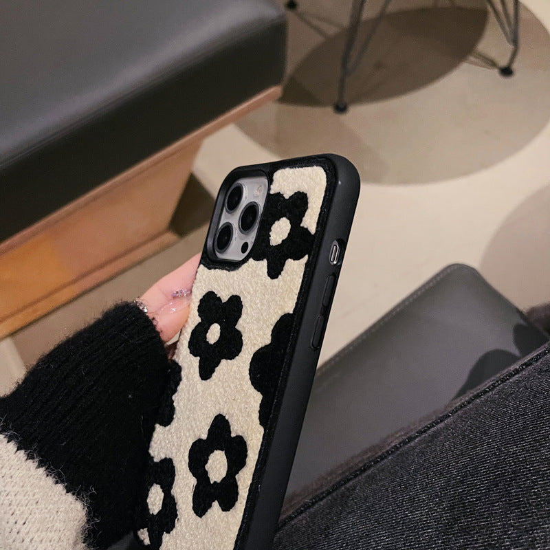 ✨ Fluffy Floral Phone Case