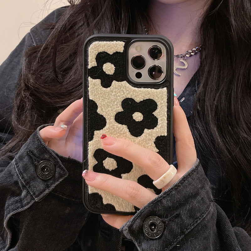 ✨ Fluffy Floral Phone Case