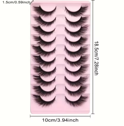 LashBella™ | Premium 8D Cat Eye False Lashes
